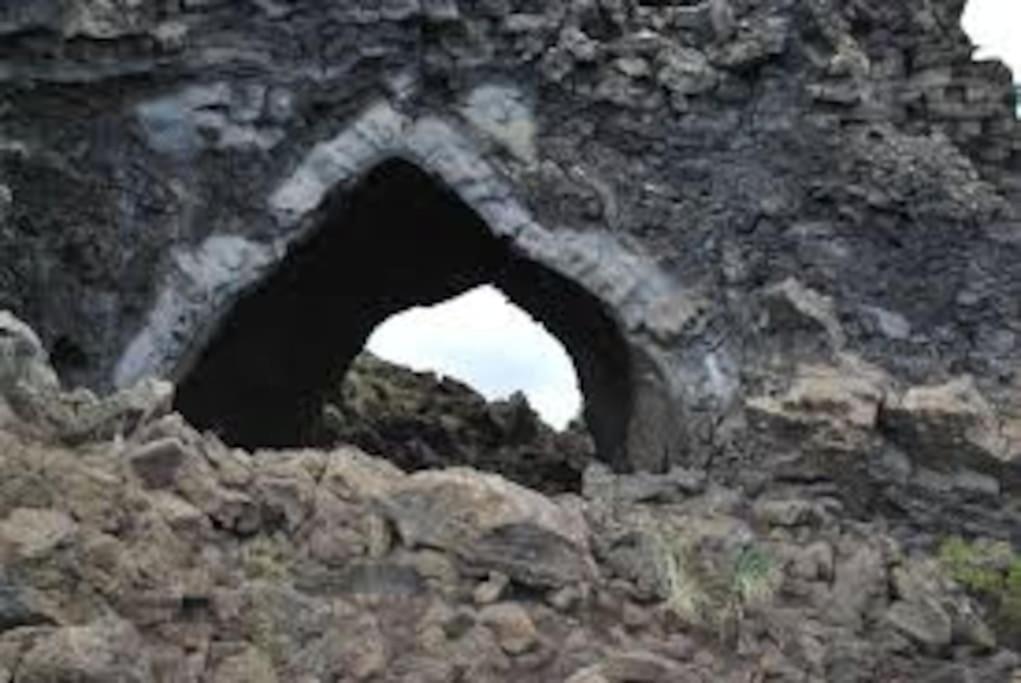 Cabin In The Lava. Near Husavik Skogar  외부 사진